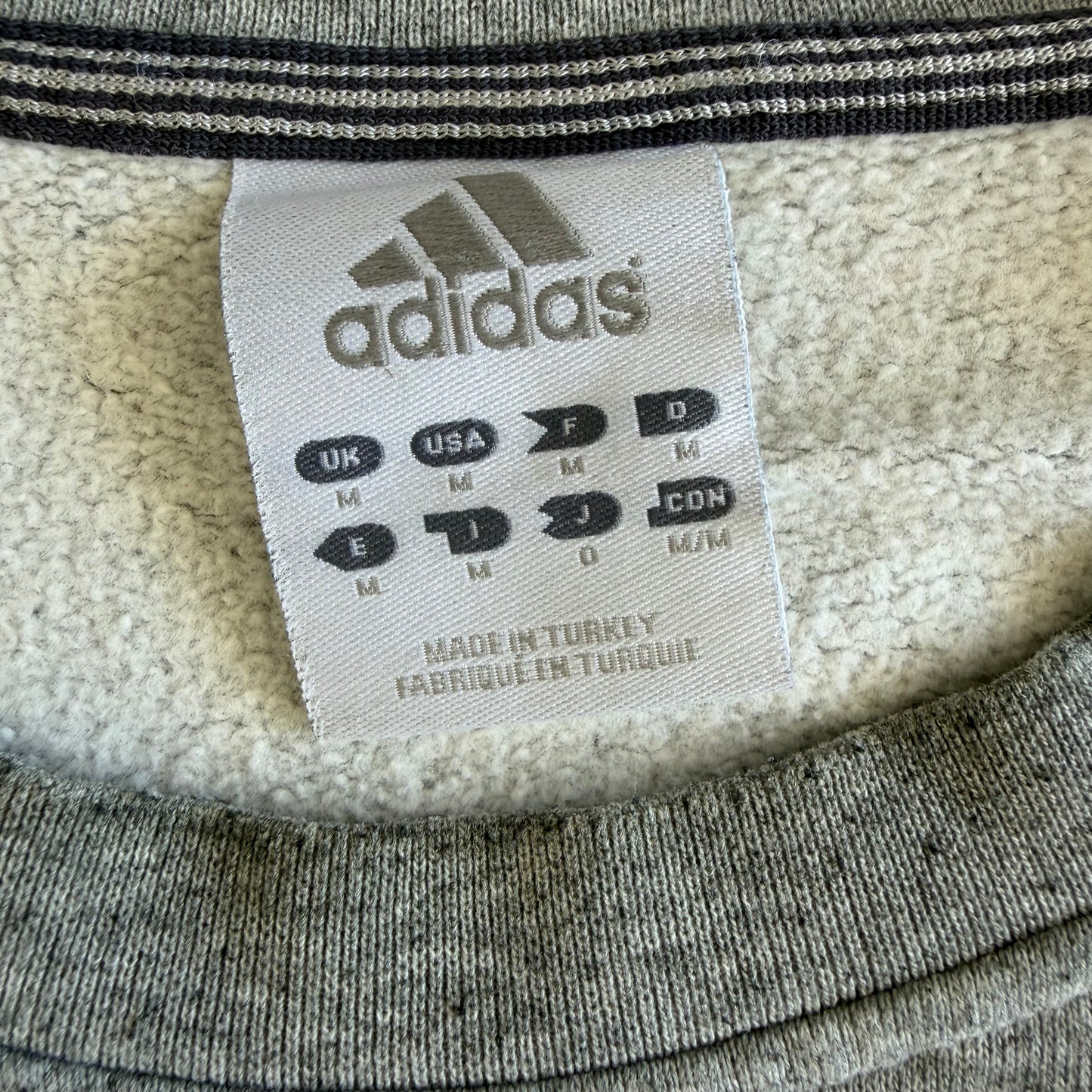 Y2K Adidas Embroidered Sweatshirt - M