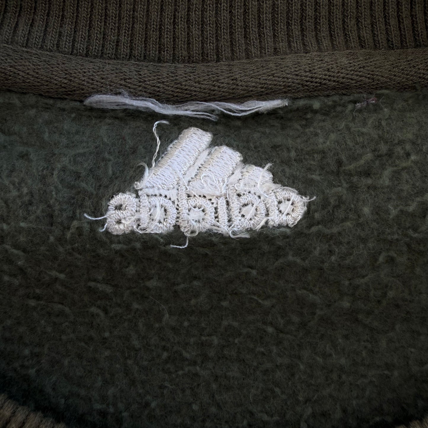Y2K Adidas Embroidered Sweatshirt - M