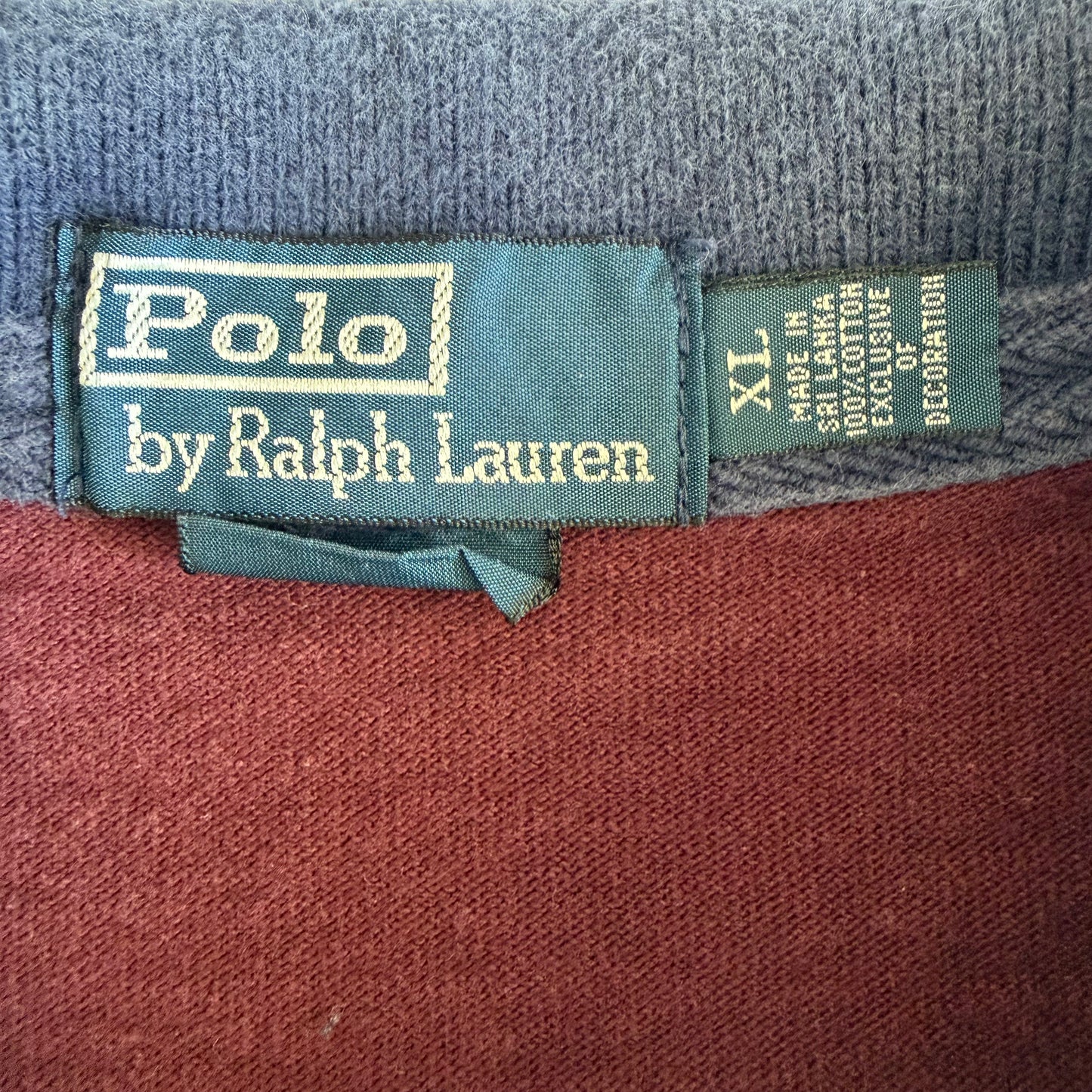 90s Polo Ralph Lauren Striped Rugby Shirt - XL
