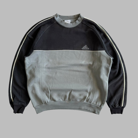 Adidas Panelled Sweatshirt - Medium