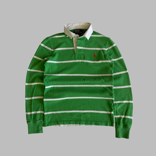 90s Polo Ralph Lauren Striped Rugby Shirt - S