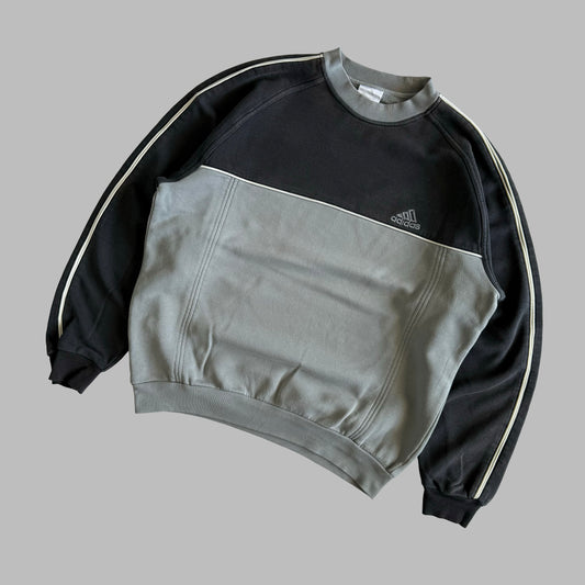 Adidas Panelled Sweatshirt - Medium