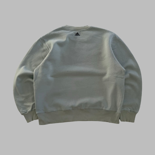 Y2K Adidas Embroidered Sweatshirt - S