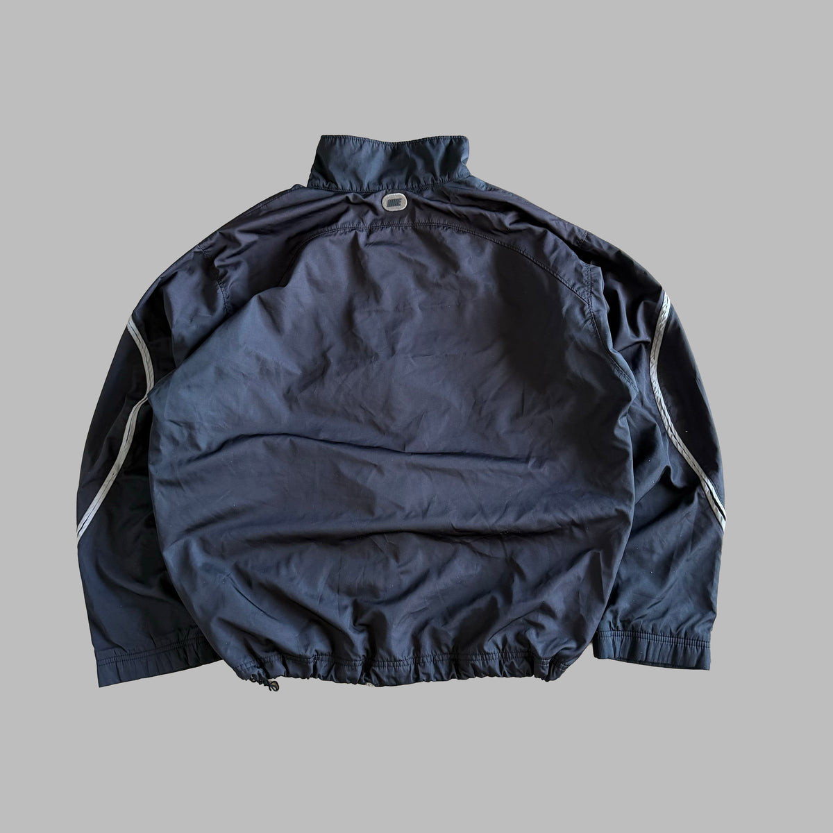 Y2K Nike Striped Track Jacket - L/XL
