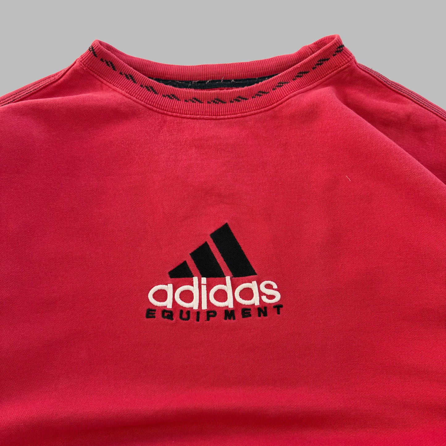 90s Adidas Equipment Embroidered Sweatshirt - L