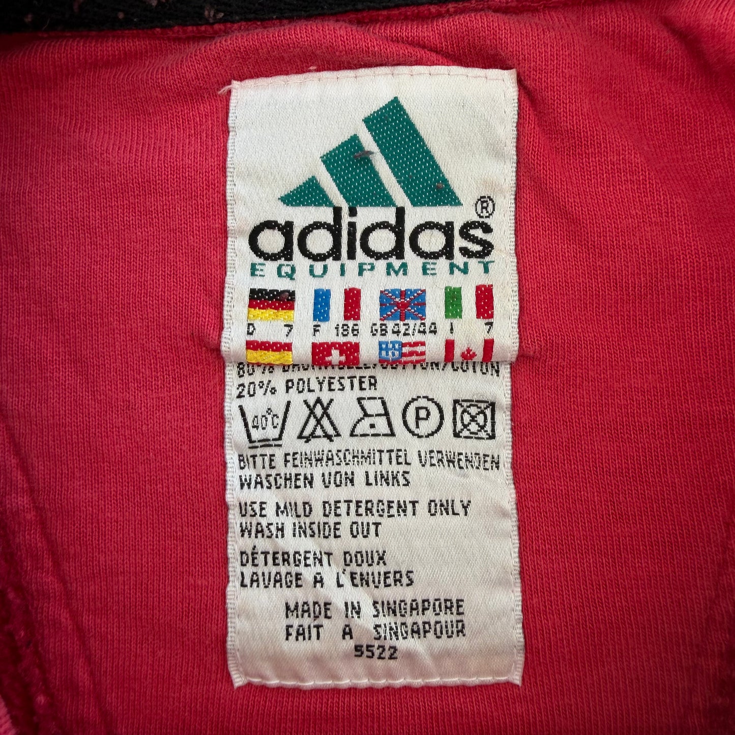 90s Adidas Equipment Embroidered Sweatshirt - L