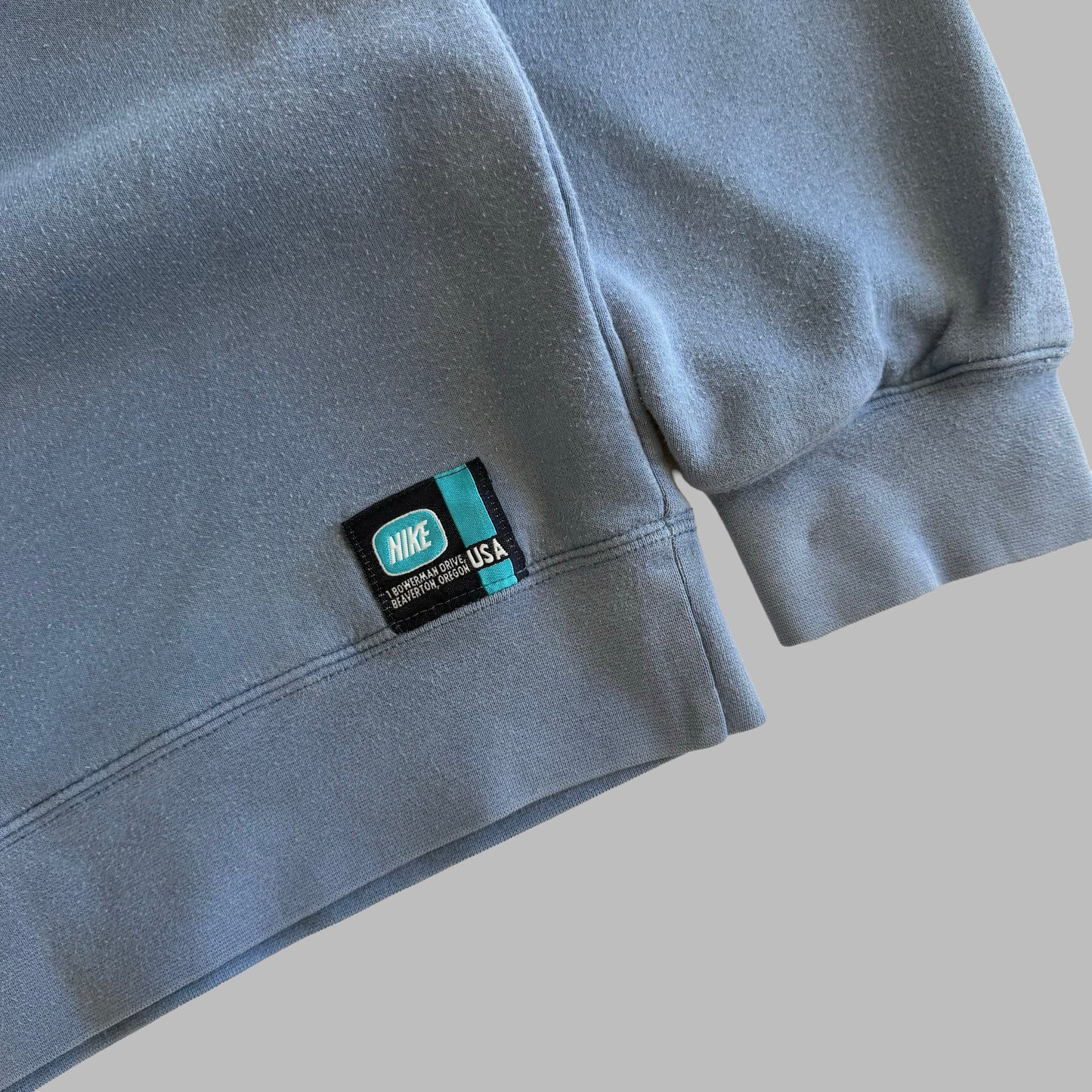 Y2K Nike Striped Single Swoosh Sweatshirt - XXL