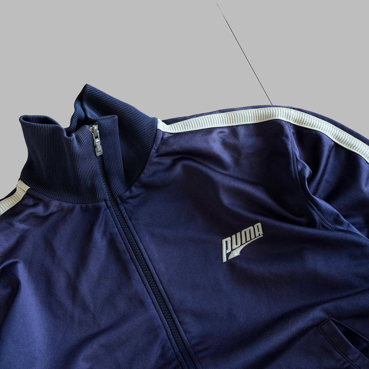 Y2K Puma Striped Track Jacket - S/M