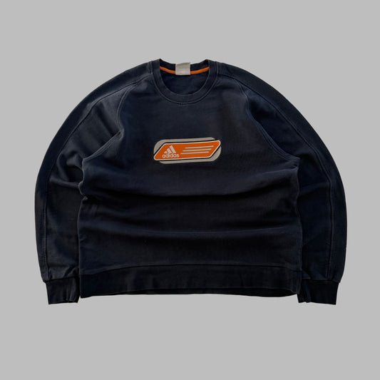 Y2K Adidas Embroidered Sweatshirt - L