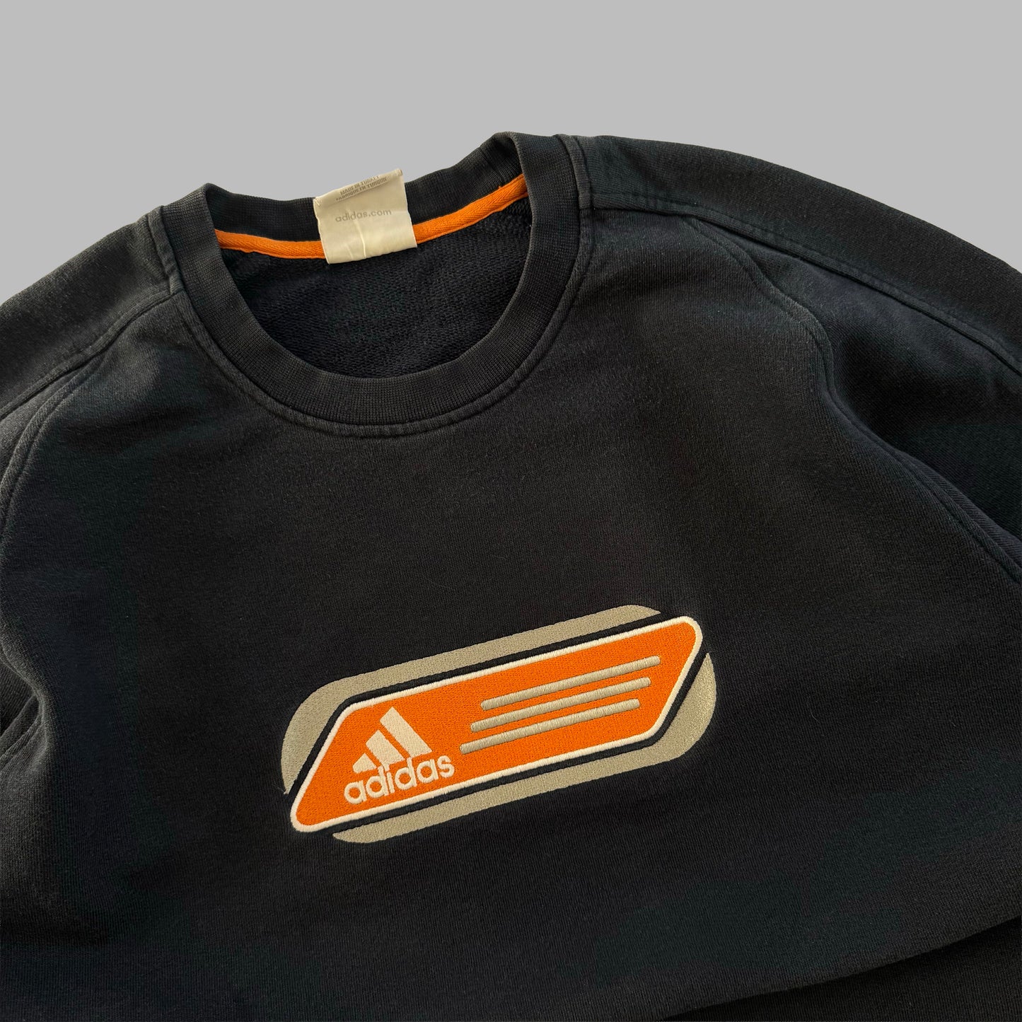 Y2K Adidas Embroidered Sweatshirt - L