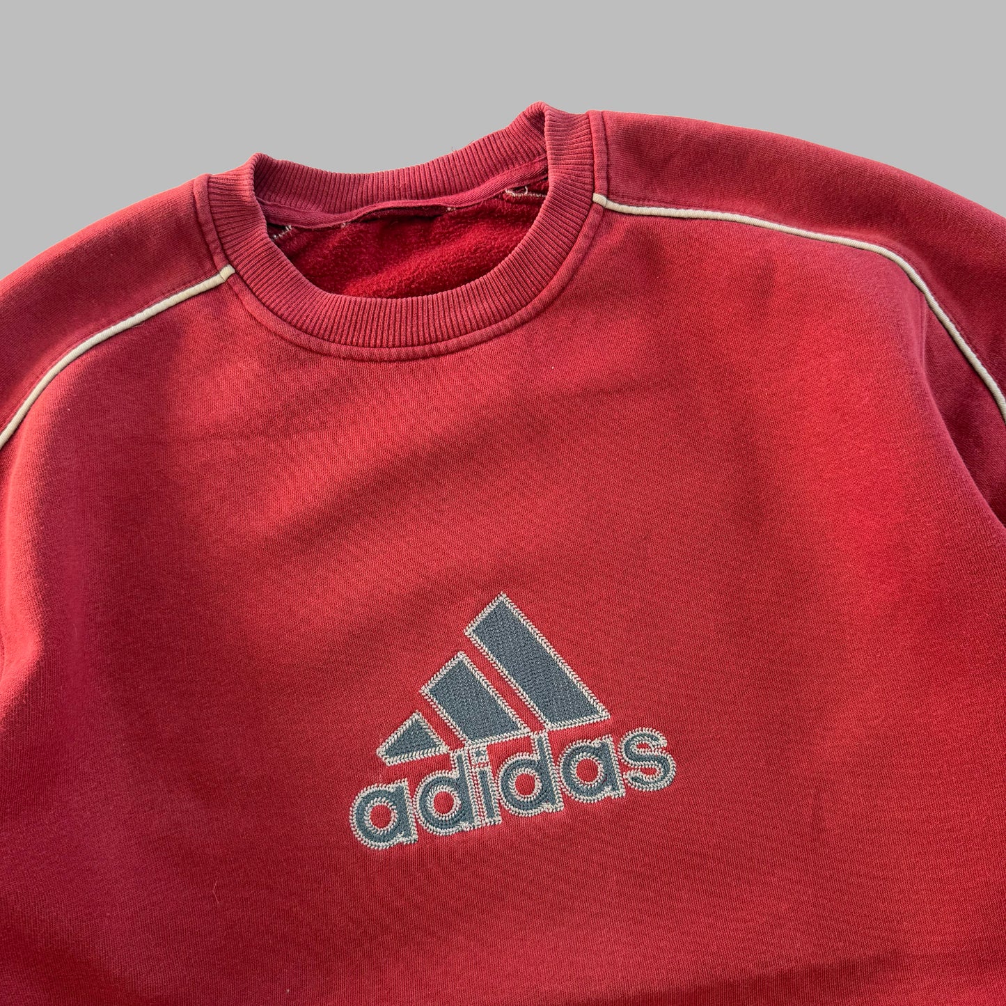 Y2K Adidas Embroidered Sweatshirt - L