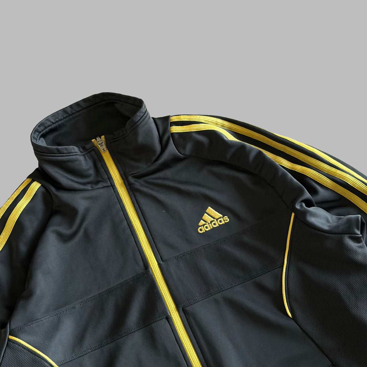 Y2K Adidas Three Stripe Track Jacket - M/L