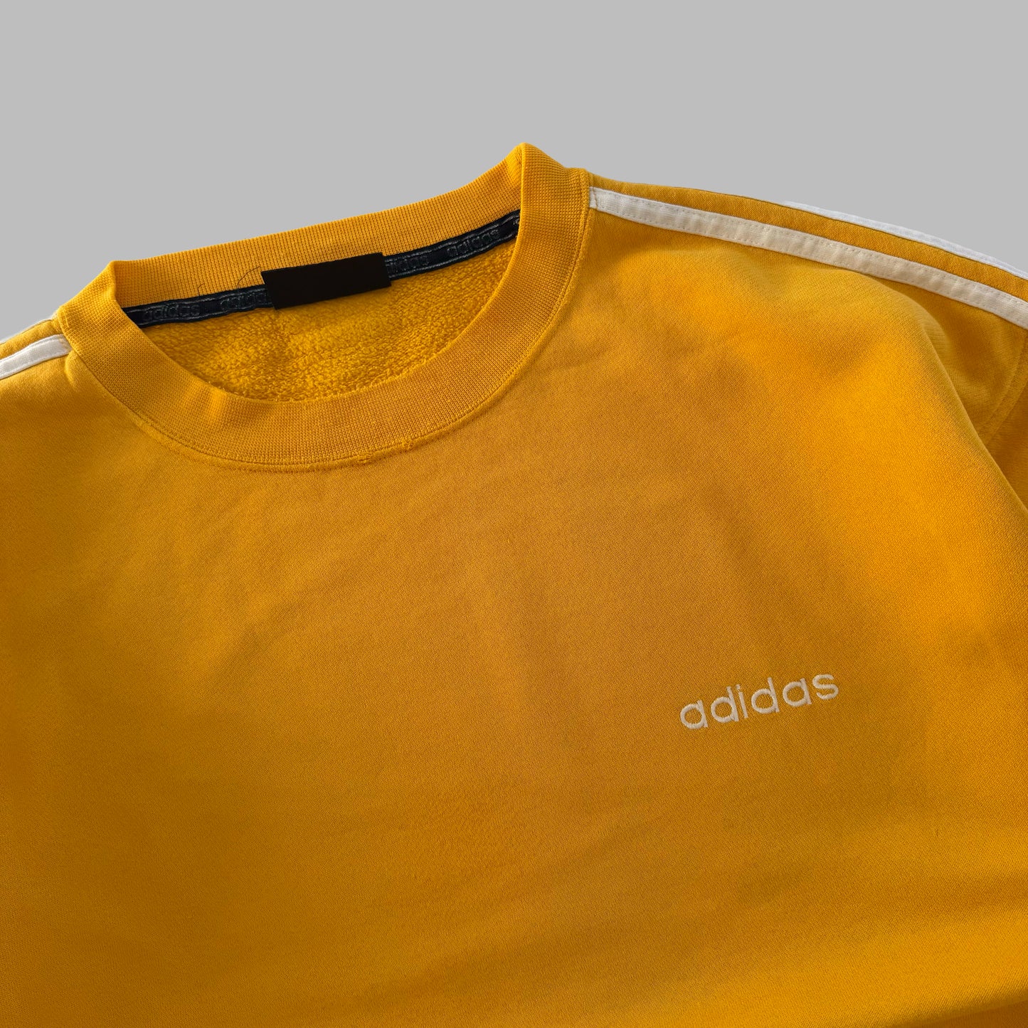 80s Adidas Three Stripe Sweatshirt - XL