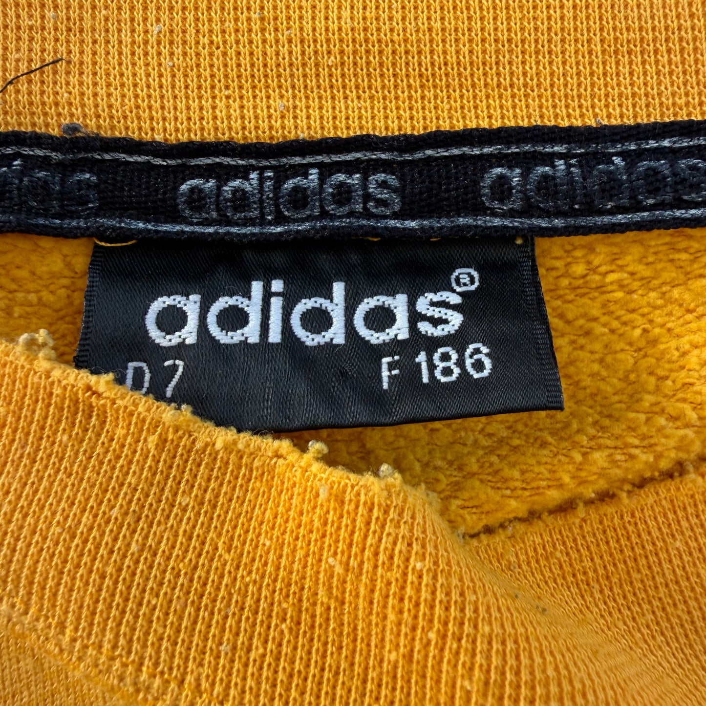 80s Adidas Three Stripe Sweatshirt - XL