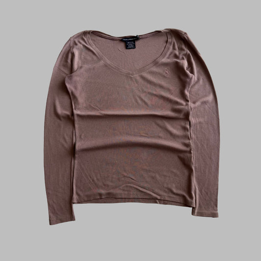 Y2K Ralph Lauren Lightweight Long Sleeve Top - S/M