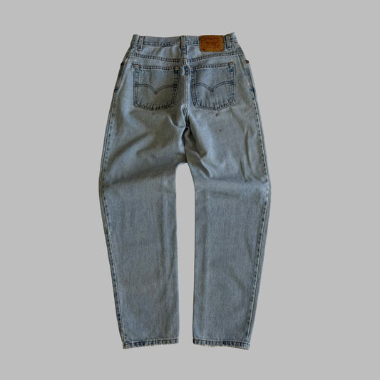 90s Levis 550 Paper Tag Wide Leg Jeans - 26"
