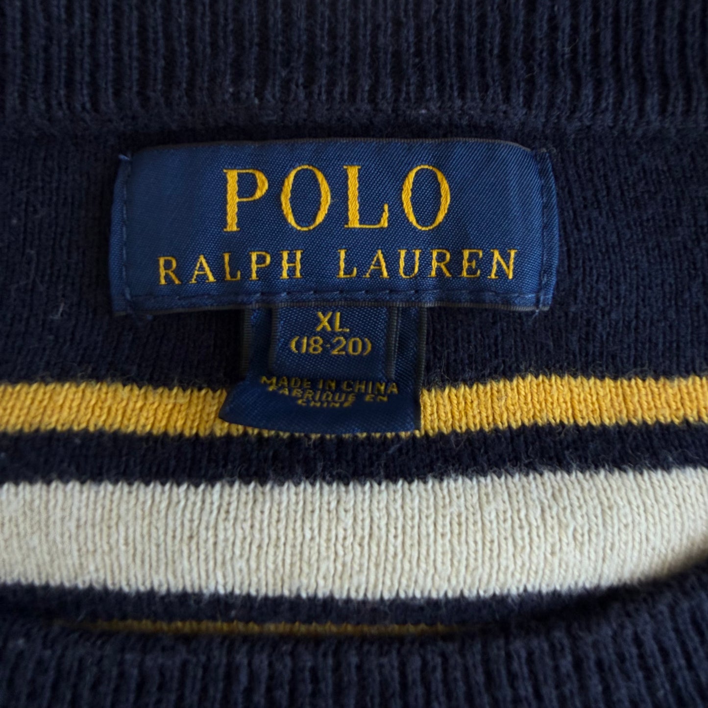 Polo Ralph Lauren Striped Pull Over - XL