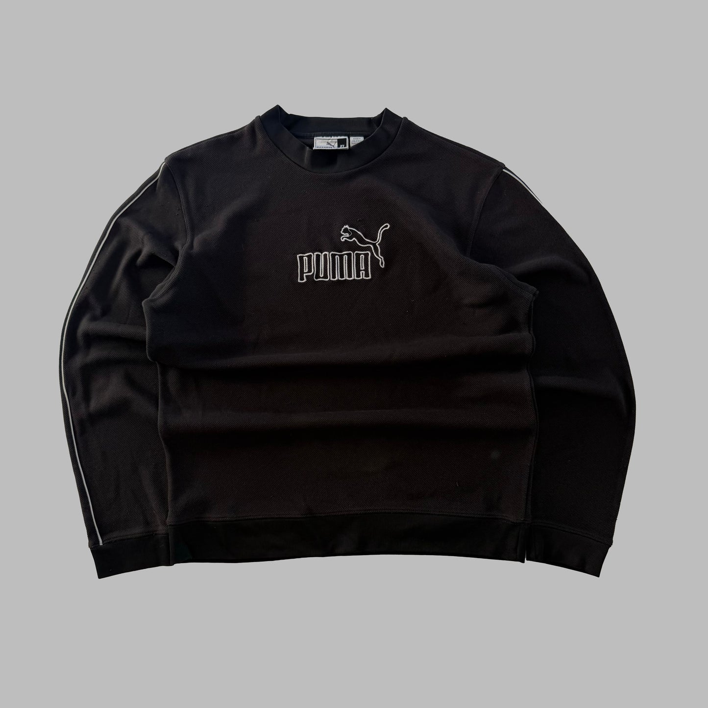 Y2K Puma Spell Out Lightweight Sweatshirt - L