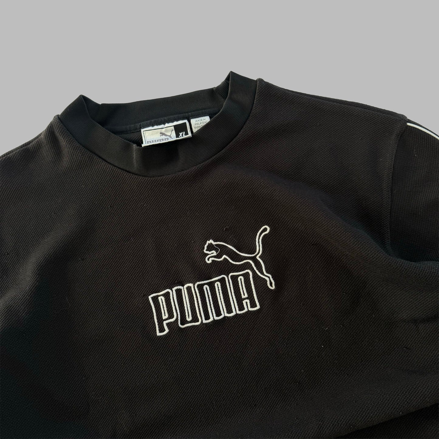 Y2K Puma Spell Out Lightweight Sweatshirt - L