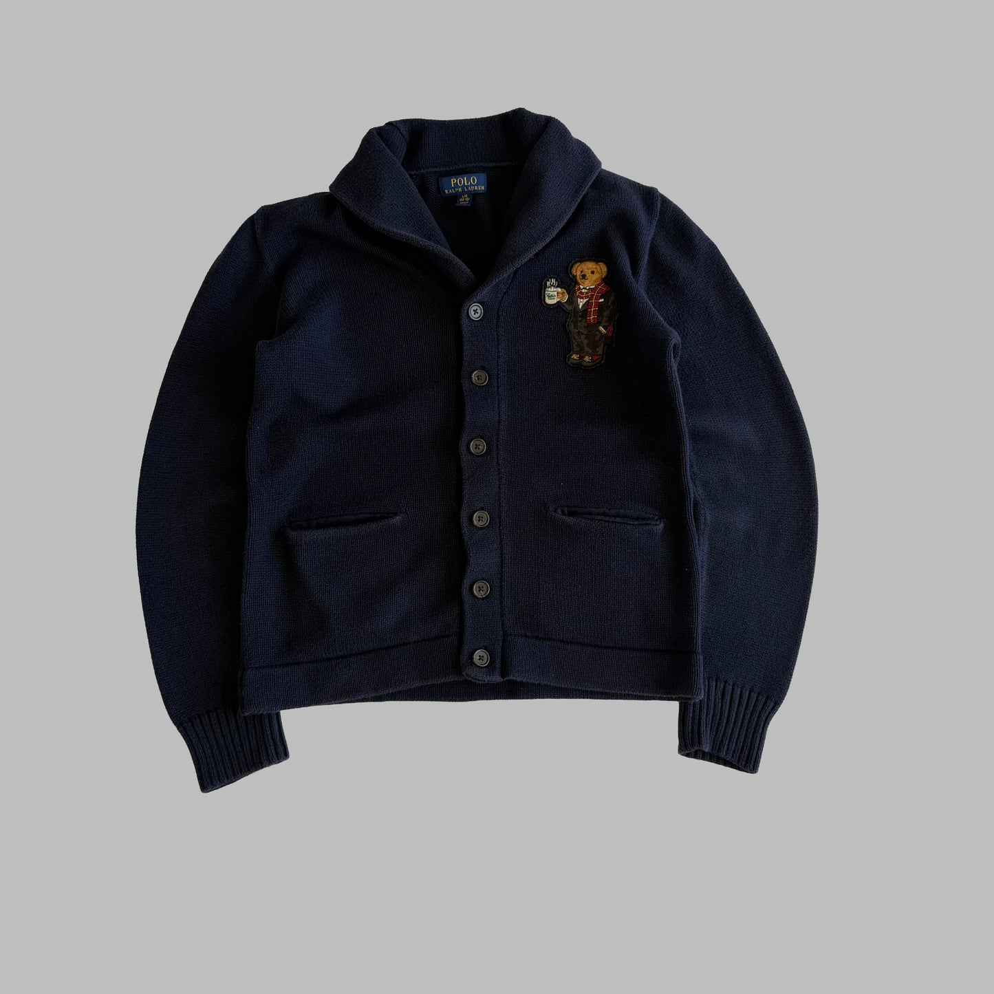 Polo Ralph Lauren Bear Cardigan - L
