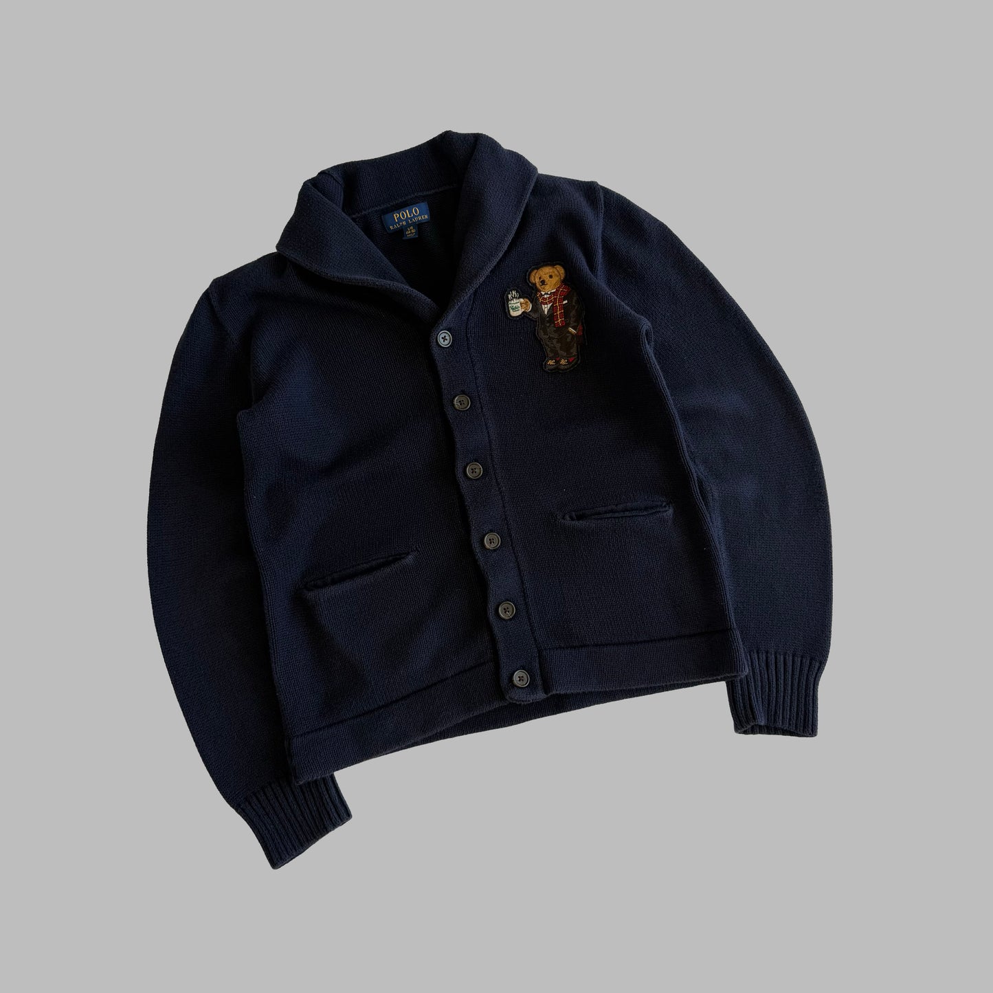 Polo Ralph Lauren Bear Cardigan - L