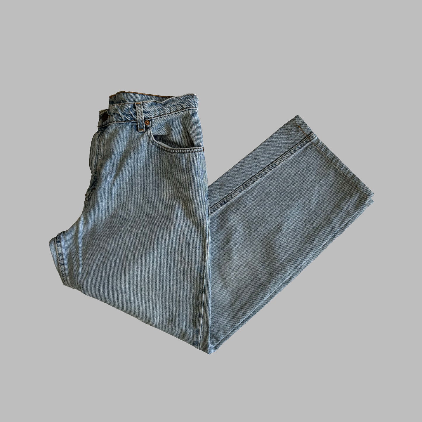 90s Levis 555 Low Rise Wide Leg Jeans - 32"