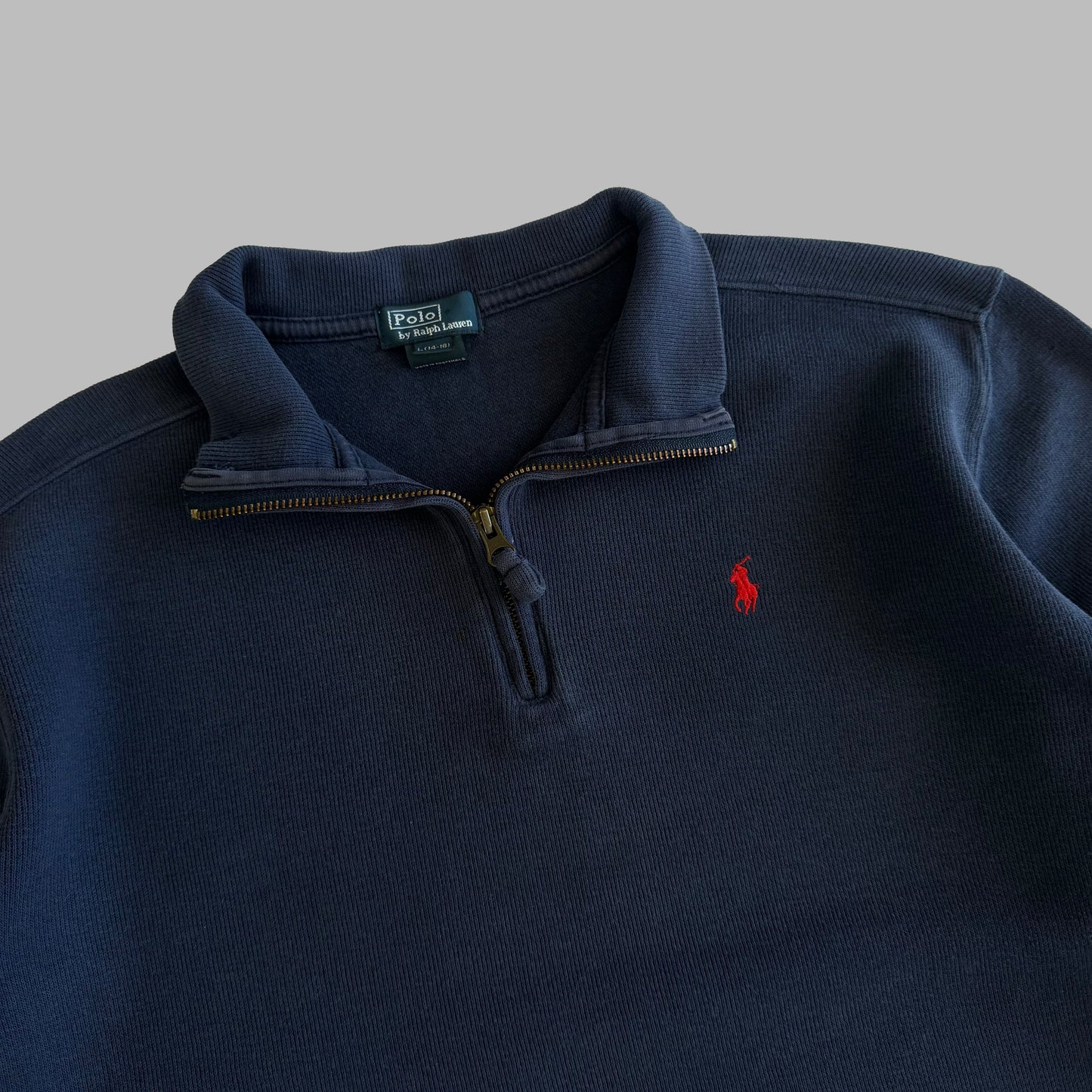 90s Polo Ralph Lauren Quarter Zip - L