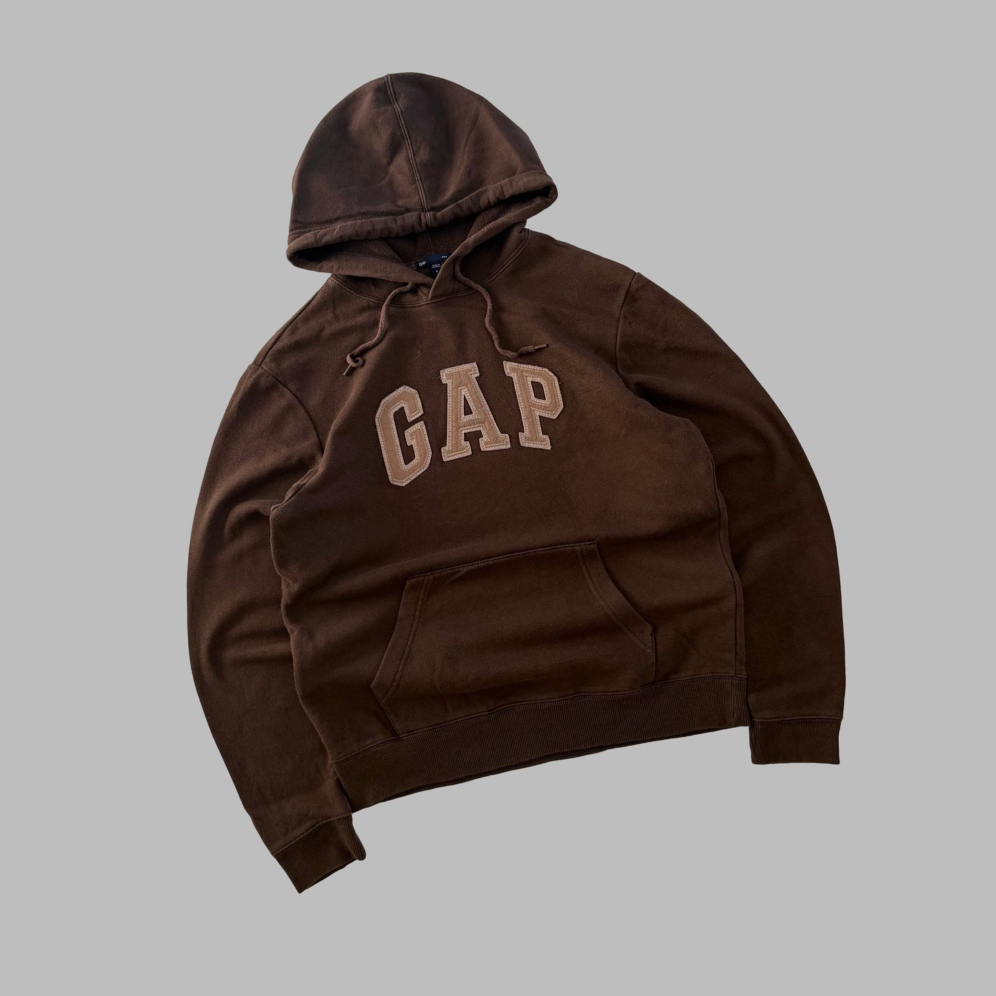 Y2K Brown Gap Hoodie - S