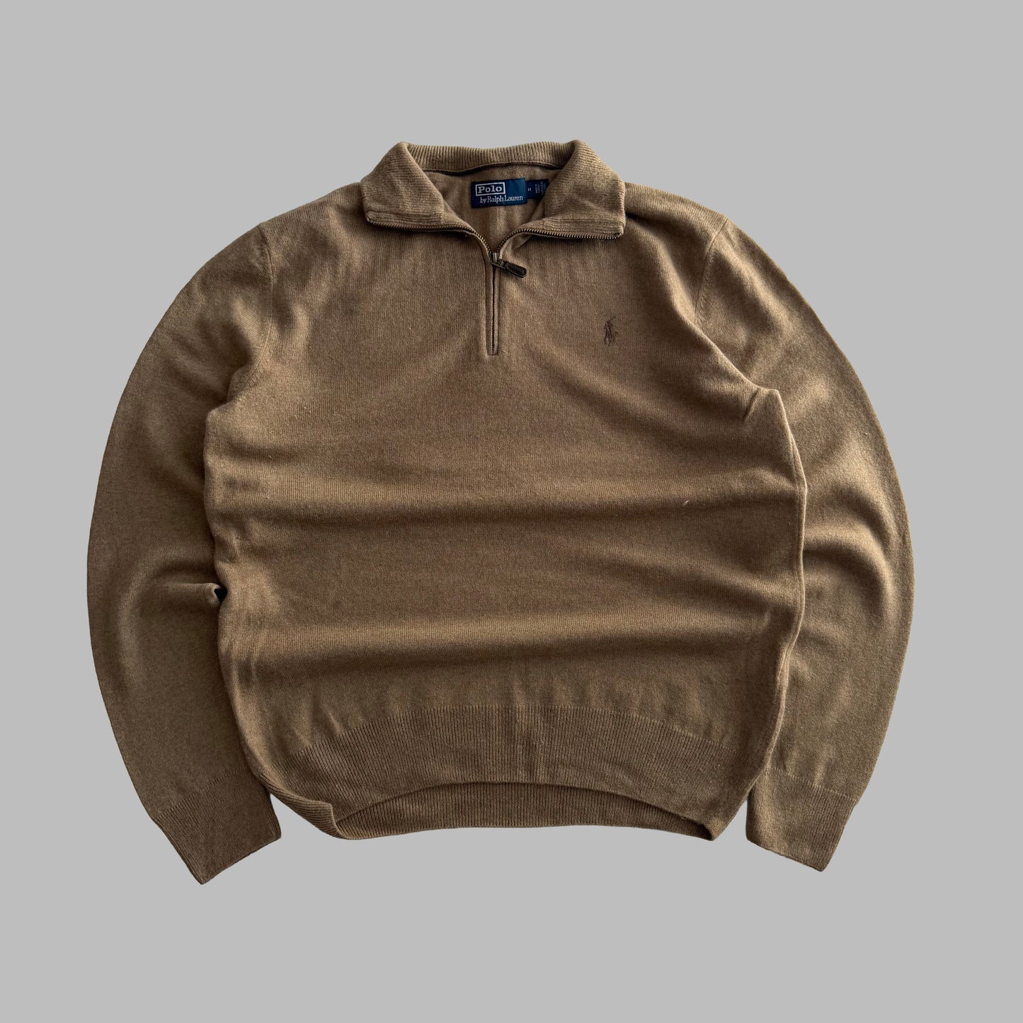90s Polo Ralph Lauren Wool Quarter Zip - M