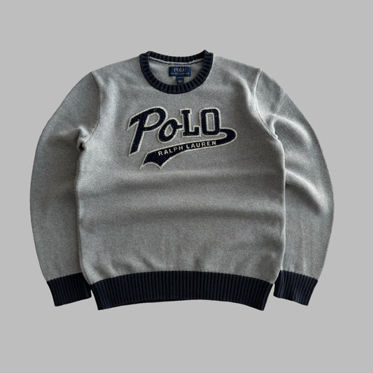 Polo Ralph Lauren Spell Out Heavy Knit - S