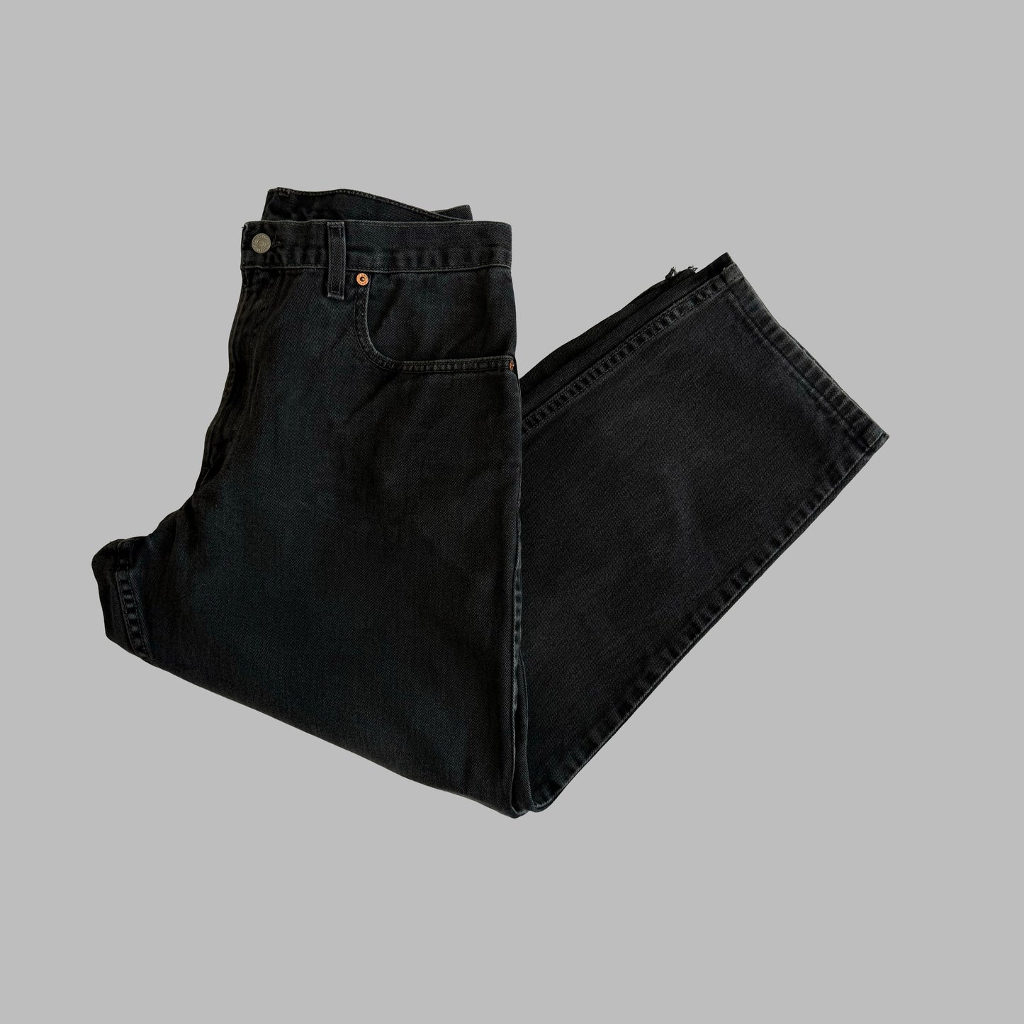 90s Levis 560 Paper Tag Wide Leg Jeans - 34 x 30