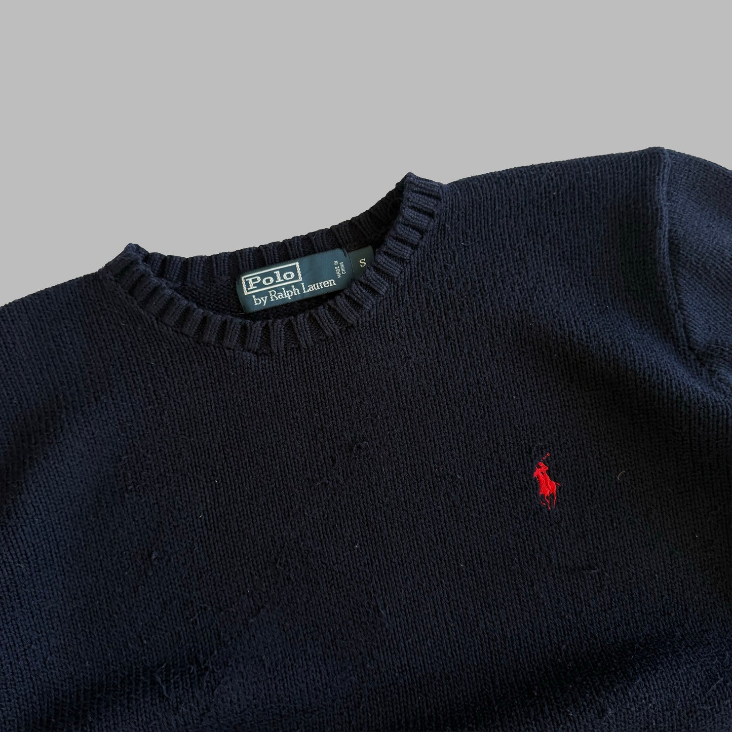 90s Polo Ralph Lauren Heavy Knit - S