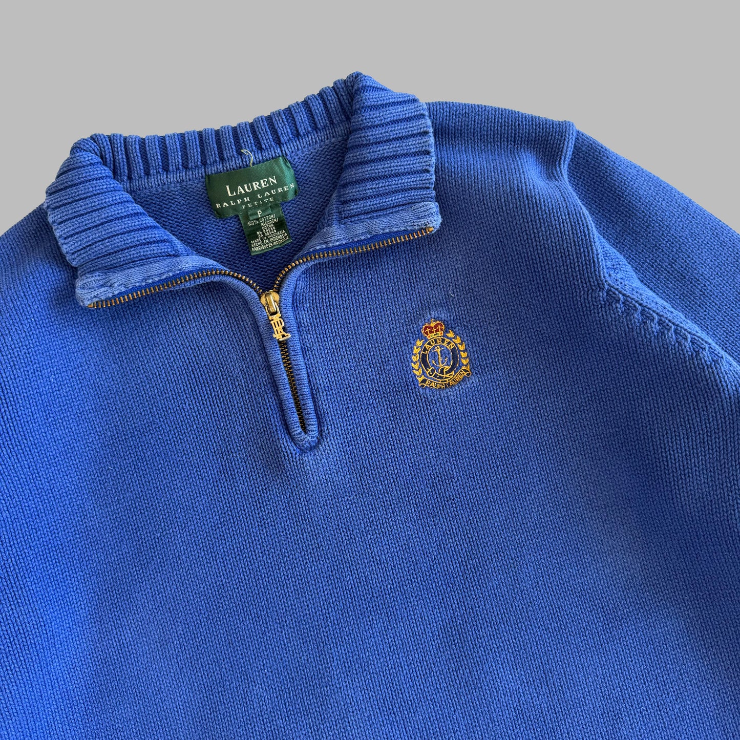 Y2K Polo Ralph Lauren Quarter Zip - S