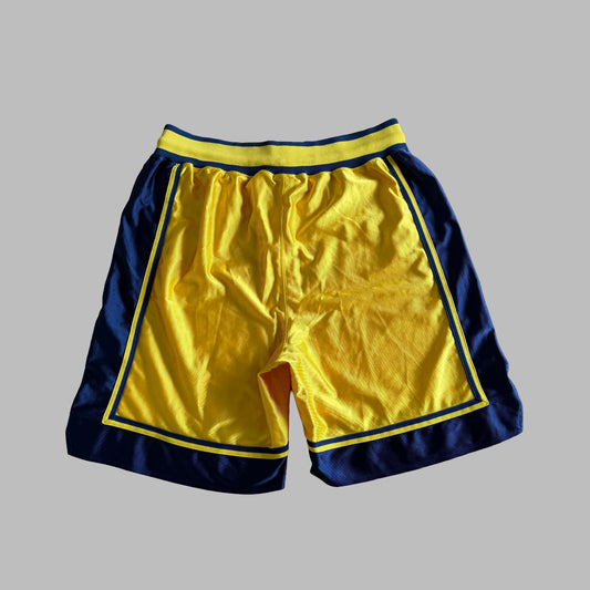 Y2K Nike Panelled Heavyweight Basketball Shorts - S