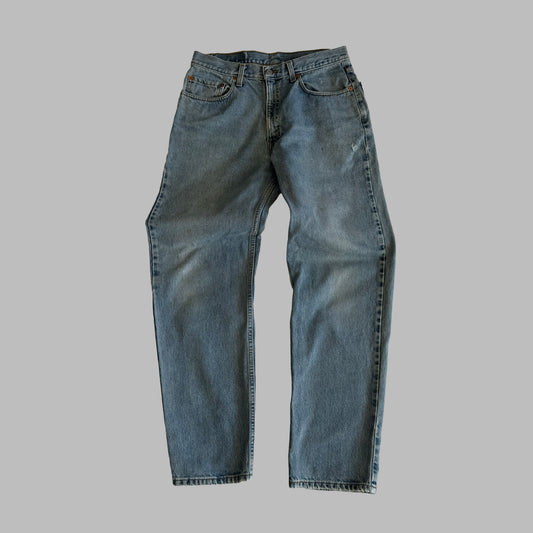 90s Levis 550 Paper Tag Wide Leg Jeans - 34 x 32