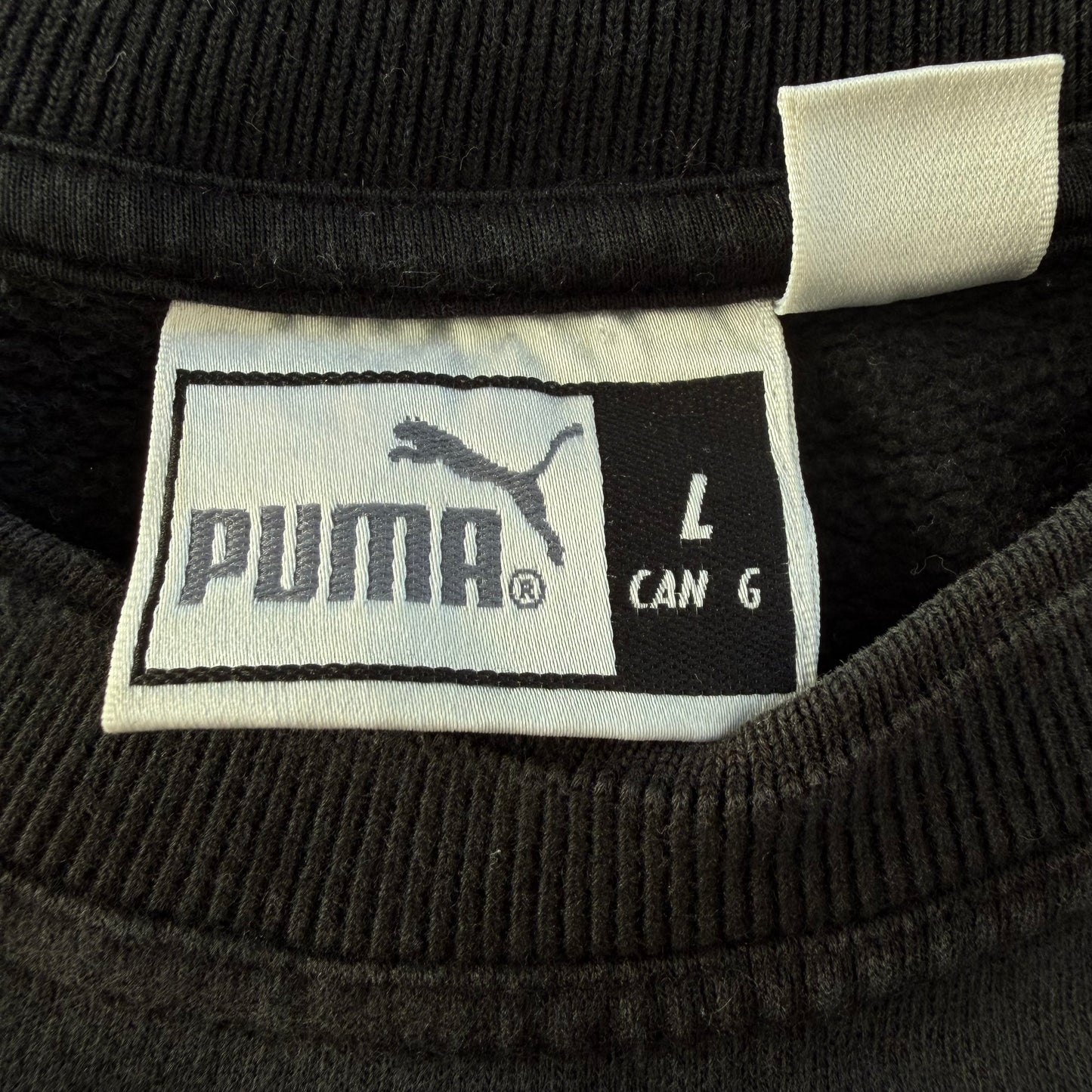 Y2K Puma Embroidered Sweatshirt - L