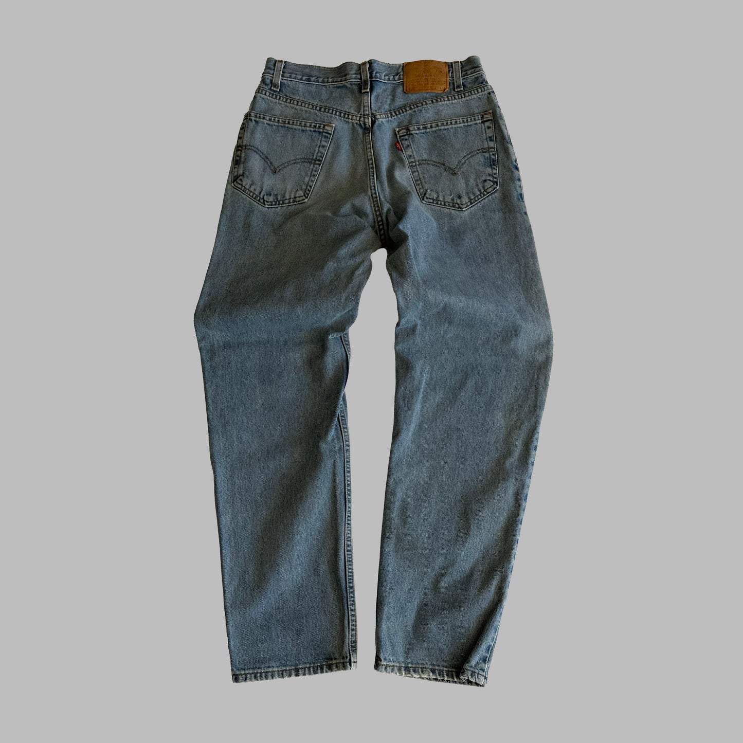 90s Levis 550 Paper Tag Wide Leg Jeans - 34 x 32