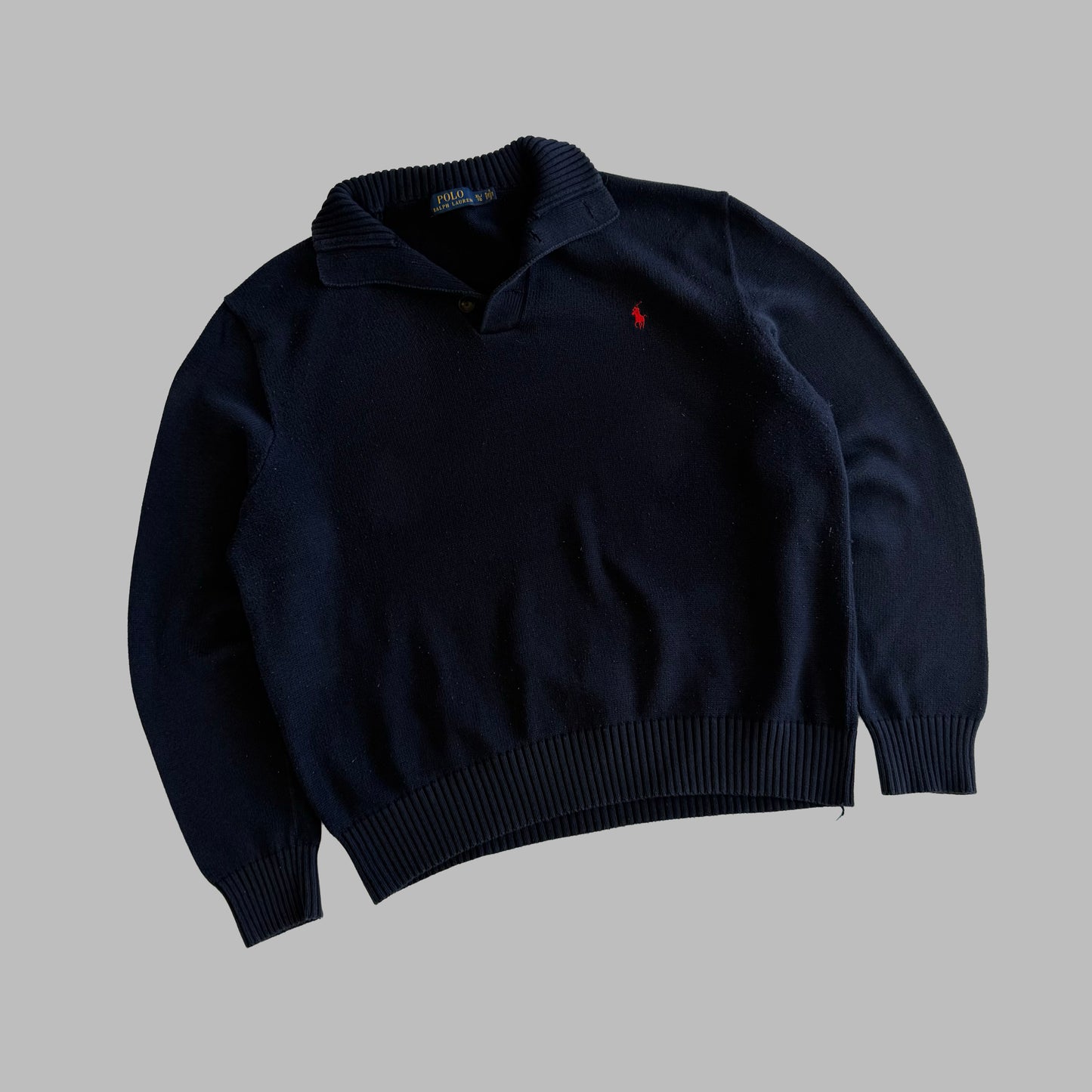 Polo Ralph Lauren Henley Heavyt Knit - M