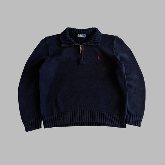 90s Polo Ralph Lauren Quarter Zip - L