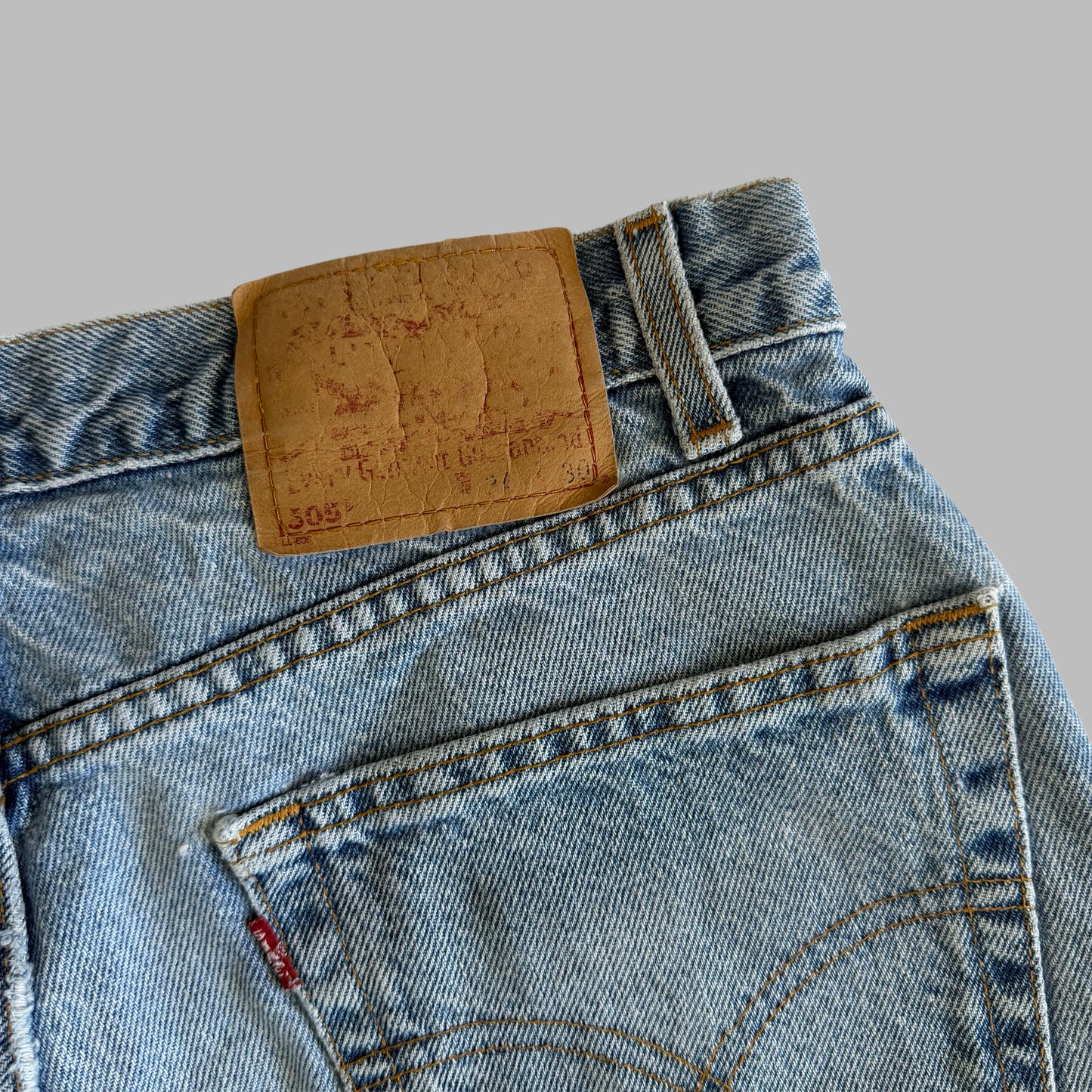 90s Levis 505 Paper Tag Straight-Leg Jeans - 34 x 30