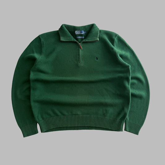 90s Polo Ralph Lauren Quarter Zip - L