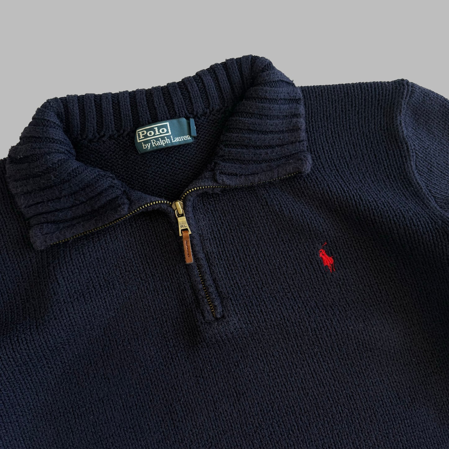 90s Polo Ralph Lauren Quarter Zip - L