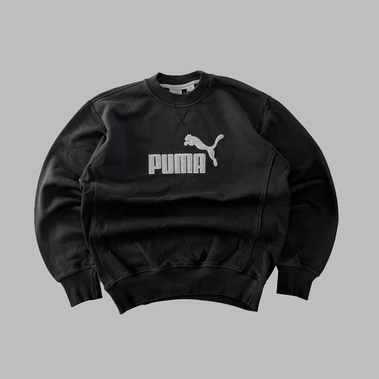 90s Puma Embroidered Sweatshirt - L