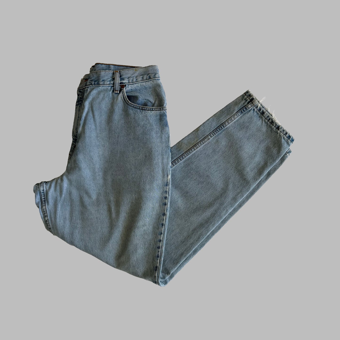 90s Levis 550 Paper Tag Wide Leg Jeans - 30"