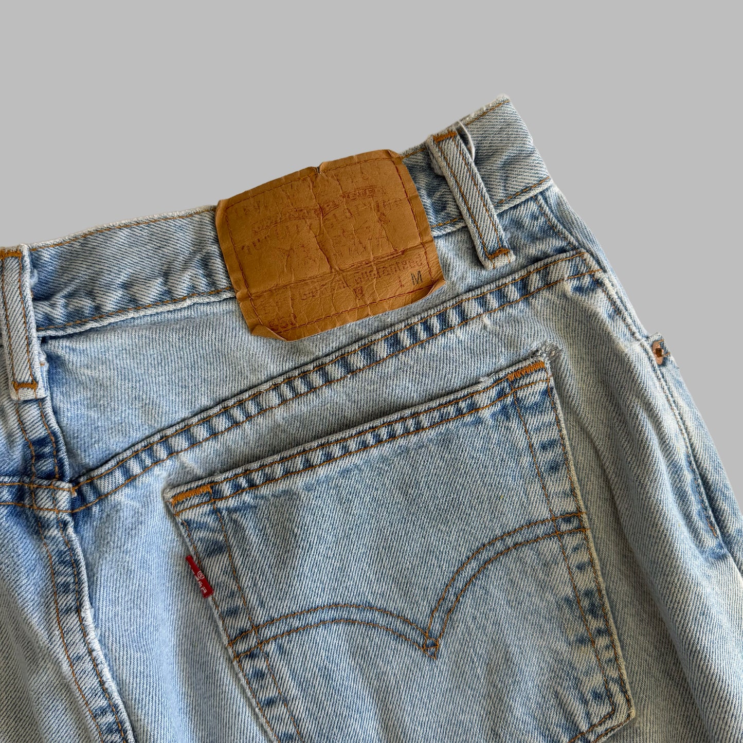 90s Levis 550 Paper Tag Wide Leg Jeans - 30"