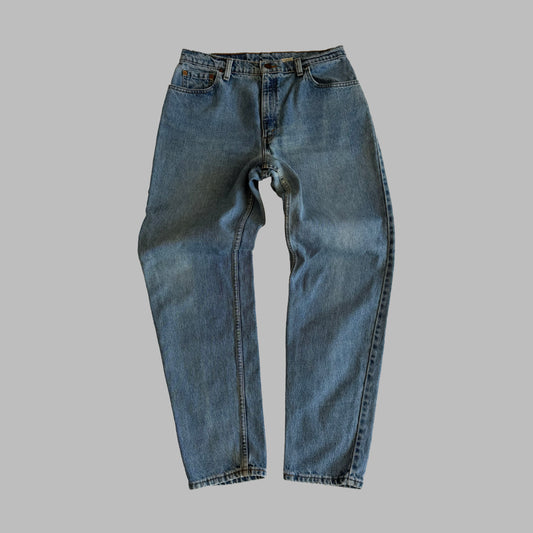 90s Levis 550 Paper Tag Wide Leg Jeans - 29"