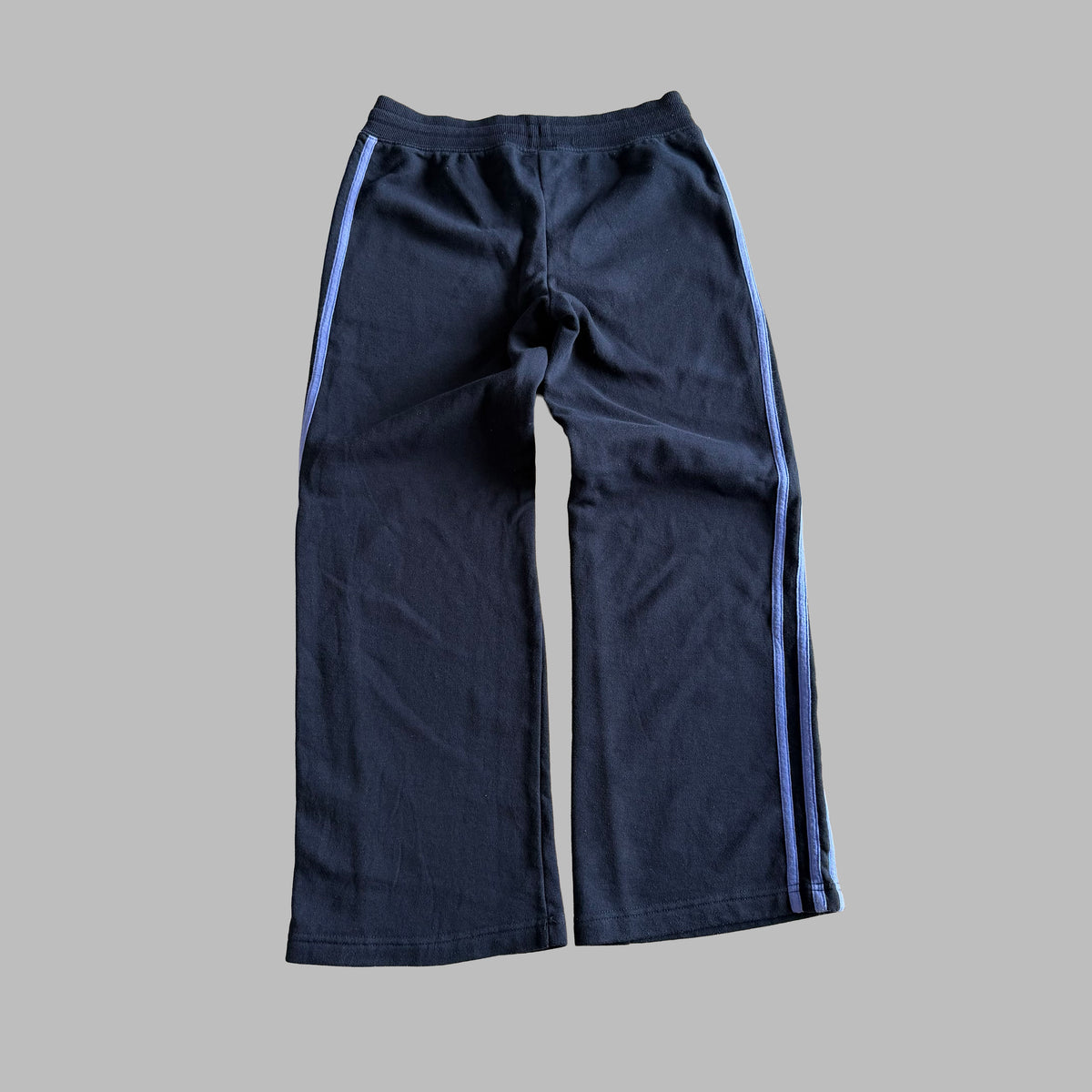 Y2K Adidas Three Stripe Straight Leg Track Pants - XS