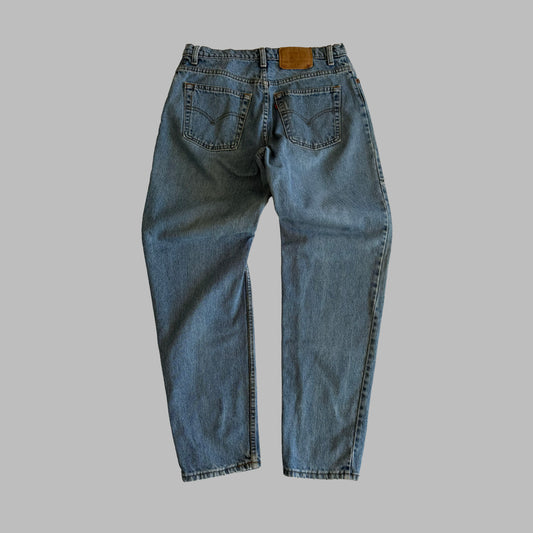 90s Levis 550 Paper Tag Wide Leg Jeans - 29"