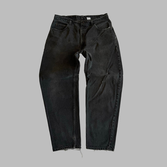 90s Levis 560 Paper Tag Barrel Jeans - 38 x 32