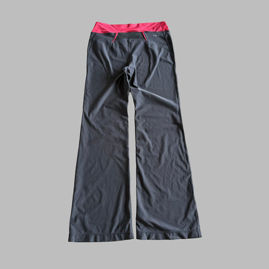 Y2K Nike Panelled Flare Activewear Yoga Pants - S